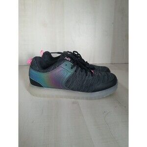 Girls shoes Size 6 Light up Sneakers Multi lights rechargeable not been worn
